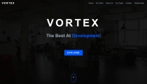 Vortex - One Page Theme Screenshot 5