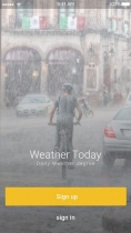 Weather Today - Ionic App Template Screenshot 1