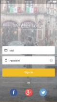 Weather Today - Ionic App Template Screenshot 2