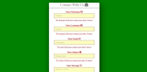 Simple PHP And jQuery Contact Form Screenshot 2