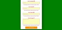 Simple PHP And jQuery Contact Form Screenshot 3