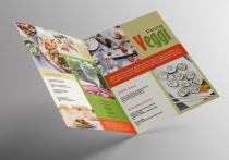 Vegan Menu Bifold Brochure A3 - 2 Templates Screenshot 6