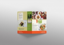 Vegan Menu Bifold Brochure A3 - 2 Templates Screenshot 10