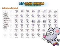 Rat 2D Game Character Sprites Screenshot 2