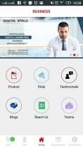 Business App - Android Template Screenshot 1
