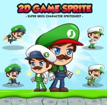 Super Johnson - 2D Game Character Sprites Screenshot 1