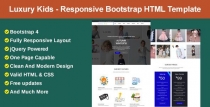 Luxury Kids - Responsive Bootstrap HTML Template Screenshot 1