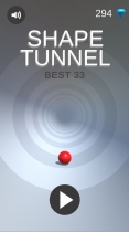  Shape Tunnel - Complete Unity Game  Screenshot 1