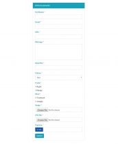 Easy Contact Form PHP Script Screenshot 1