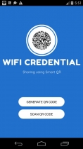 WiFi Credential Sharing using QR Code Android Screenshot 1