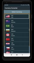 Currency Converter - Android Source Code Screenshot 3