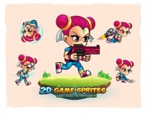 Kim 2D Game Charcter Sprites Screenshot 1