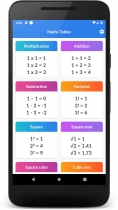 Maths Tables - Kotlin Android Studio Project Screenshot 1