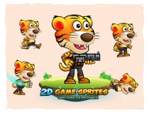 Tiger Warrior 2Game Character Sprites Screenshot 1