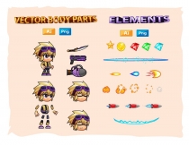 Fern 2D Game Character Sprites Screenshot 3