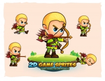 Elf 2D Game Character Sprites Screenshot 1