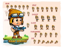 Paul 2D Game Character Sprites Screenshot 2