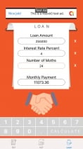 Loan VAT and Bill Calculator with AdMob For iOS Screenshot 3