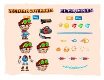 Rex 2D Game Character Sprites Screenshot 3