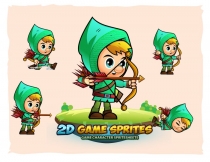 Archer02  Game Character Sprites Screenshot 1