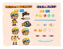 Mason Game Character Sprites Screenshot 3
