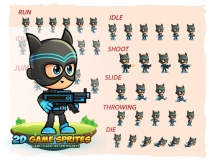 CatBoy Game Character Sprites Screenshot 2