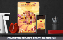 Donuts Match 3 Unity Game Template Screenshot 8