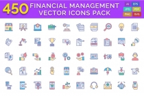 450 Financial Management Vector Icons Pack Screenshot 1