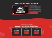 StreamTuber - YouTuber and Streamer Website CMS Screenshot 2