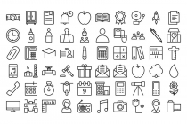 950 Schooling And Education Vector Icons Pack Screenshot 11