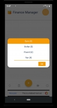 Finance Manager - Android Source Code Screenshot 2