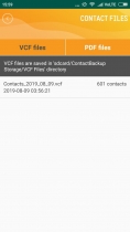 Contact Backup And Restore - Android Source Code Screenshot 2
