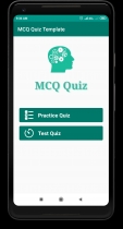 MCQ Quiz Application Android Source Code Screenshot 1