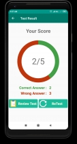 MCQ Quiz Application Android Source Code Screenshot 7