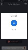   Voice calculator - Android Source Code Screenshot 2