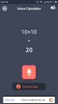   Voice calculator - Android Source Code Screenshot 10