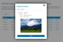 PHP PDO AJAX File Upload  Screenshot 1