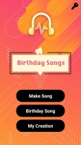 Birthday Songs Maker - Android Source Code Screenshot 1