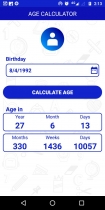 Age Calculator - Android Studio Code Screenshot 1