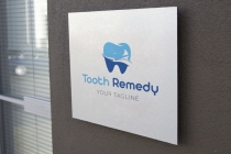Blue Teeth Dentist Logo Design Screenshot 2