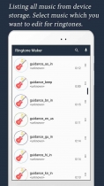 Ringtone Maker - Android Source Code Screenshot 2