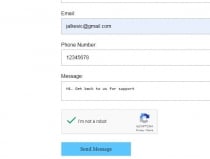 Simple Secure Contact Form With reCAPTCHA Screenshot 4
