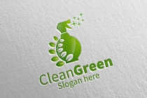 Cleaning Service Logo with Eco Friendly 22 Screenshot 4