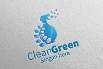 Cleaning Service Logo with Eco Friendly 22 Screenshot 5