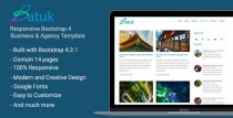 Batuk - Bootstrap 4 Business Agency Template Screenshot 1