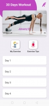 Fitsio - Android Fitness Workout App Screenshot 2