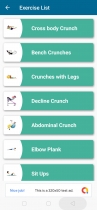 15 Days Belly Fat Workout - Android App Template Screenshot 7