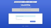 Usubtitle - Complete Subtitle Management Website Screenshot 9