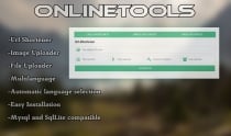 Online Tools - Shortener Uploader Downloader PHP Screenshot 1