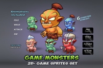 6 Orcs Game Sprites Set Screenshot 1